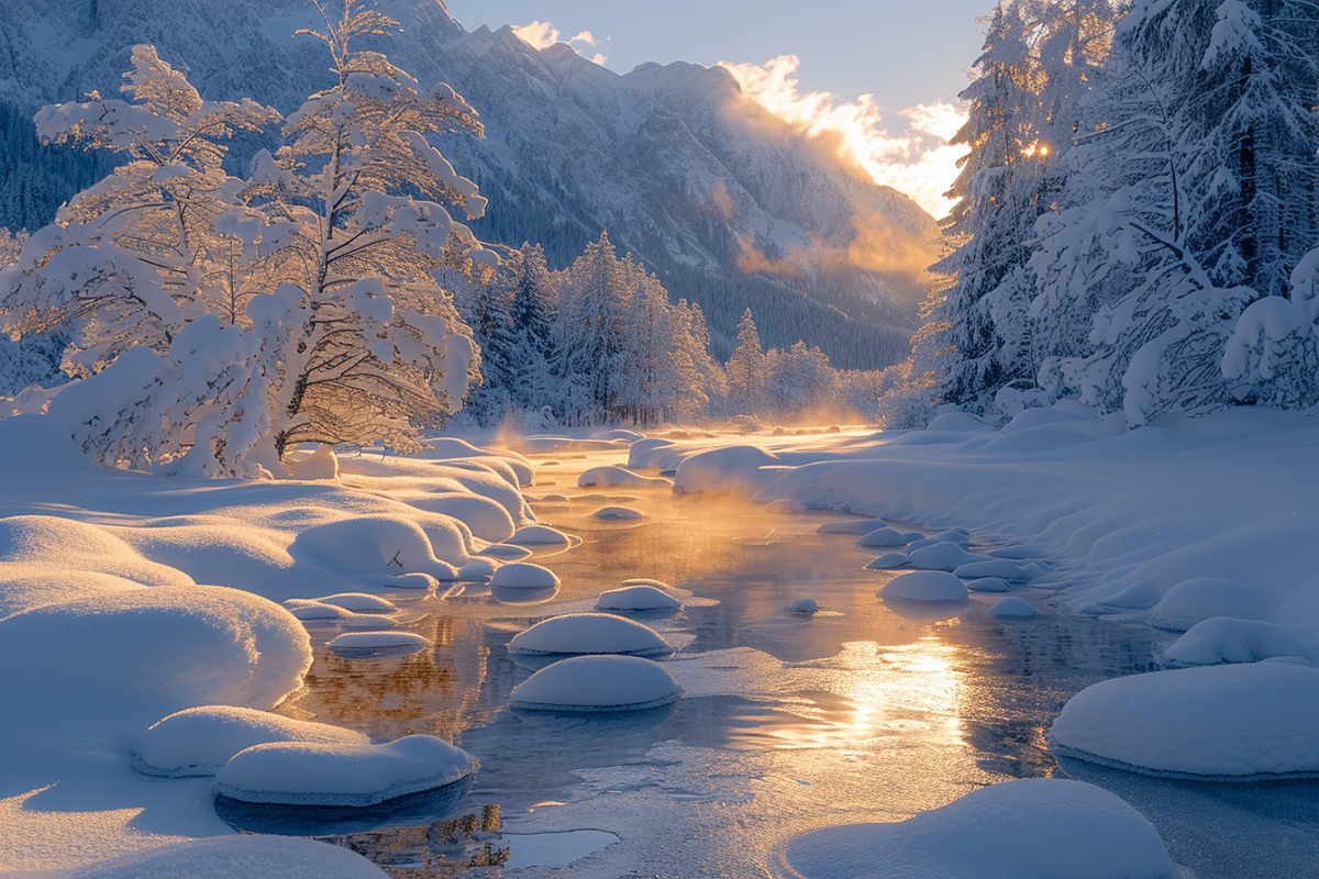 Winterlandschaft Nationalpark Hohe Tauern